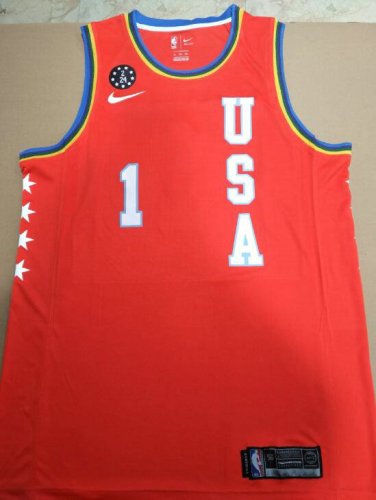 1 Williamson 2020 All-Star Rookie Game USA Jersey